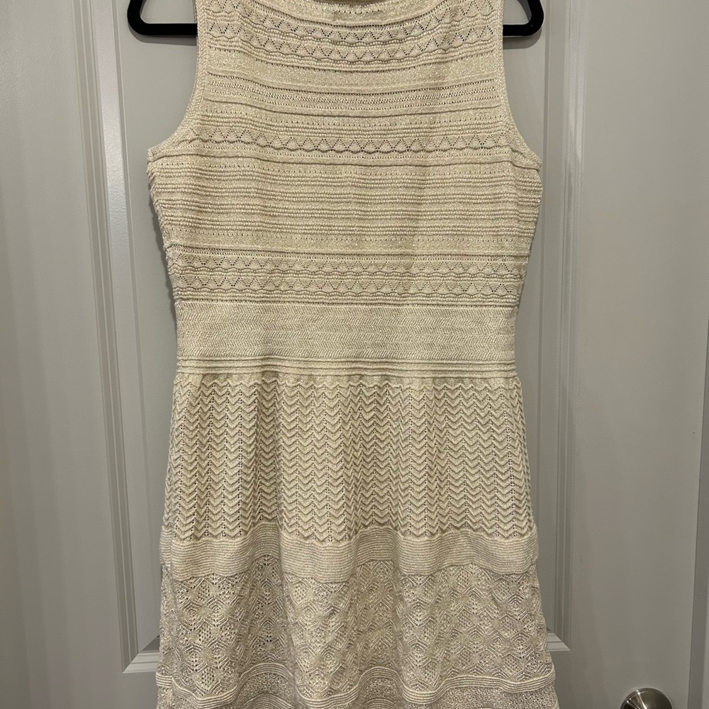 Lauren Ralph Lauren golden metallic Sleeveless Dress - Picture 4 of 4